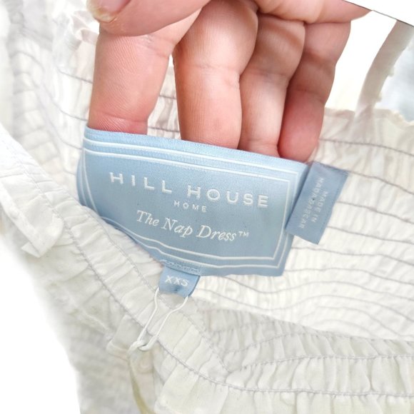 Hill House Athena White Sheer Swiss Dot Nap Mini Dress - Picture 5 of 13